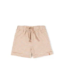 Nixnut Lace Short - Biscuit Stripe