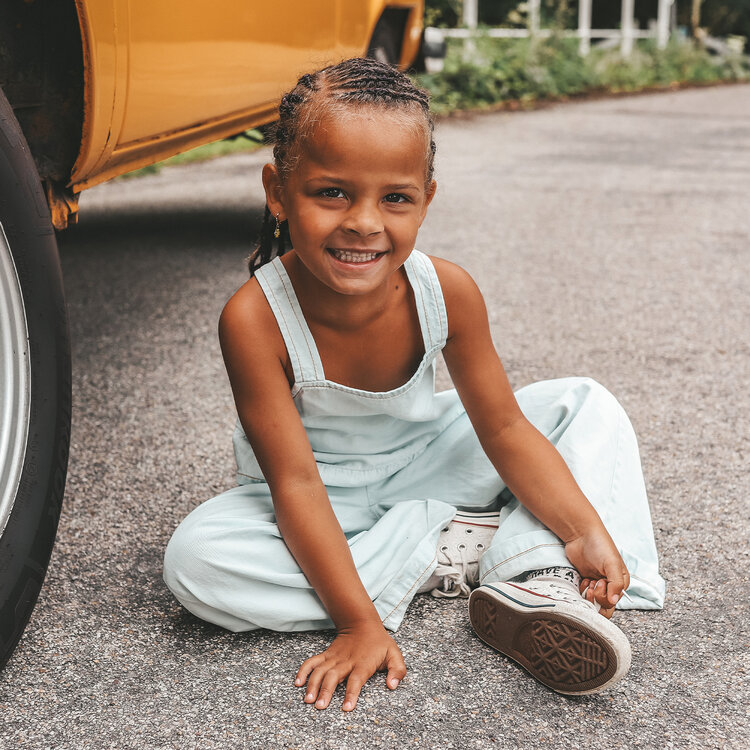 Your Wishes Chambray | Ruffle Pants