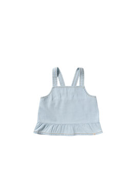 Your Wishes Chambray | Ruffle Singlet