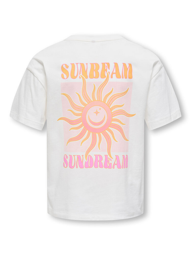 Only KOGRUTH SOLEI LIFE S/S TOP - Cloud Dancer