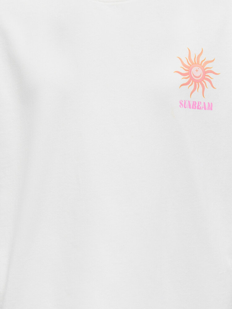 Only KOGRUTH SOLEI LIFE S/S TOP - Cloud Dancer