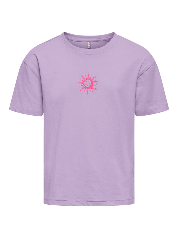 Only KOGRUTH SOLEI LIFE S/S TOP -  Orchid Bloom Le Soleil