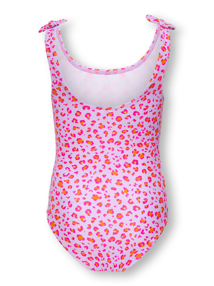 Only KOGBEACH KNOT SWIMSUIT - Oriole Little Leo