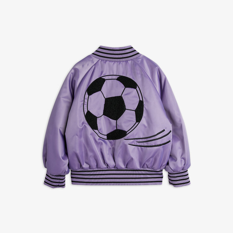 Mini Rodini Soccerball chenille satin bsb jacket