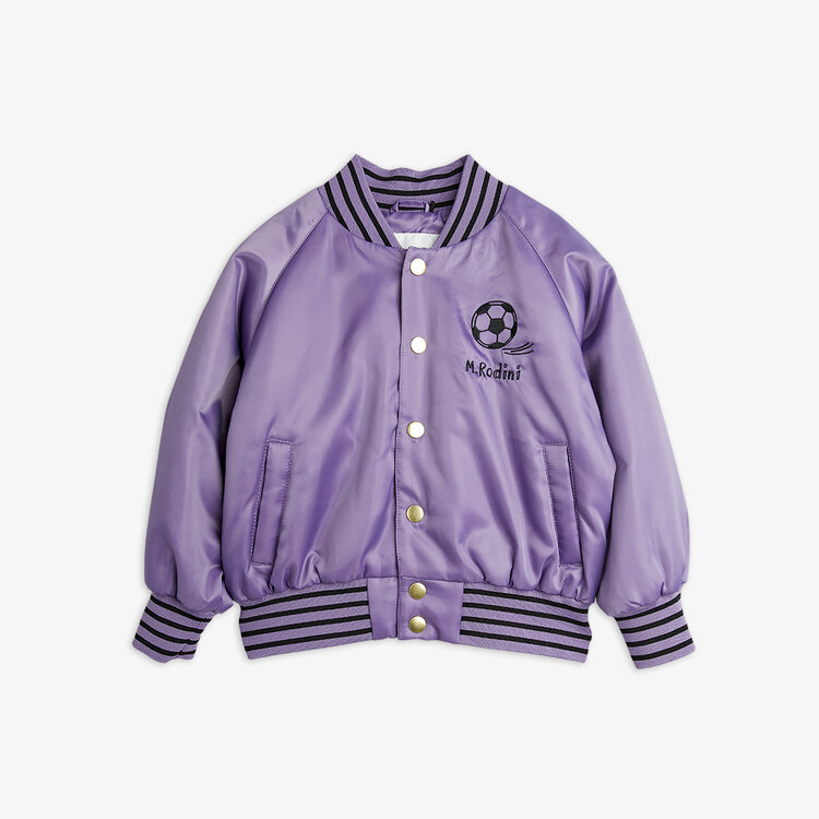 Mini Rodini Soccerball chenille satin bsb jacket