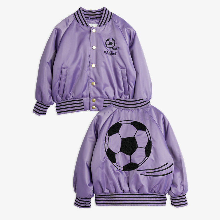Mini Rodini Soccerball chenille satin bsb jacket
