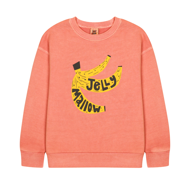 jelly mallow Banana Pigment Sweatshirt