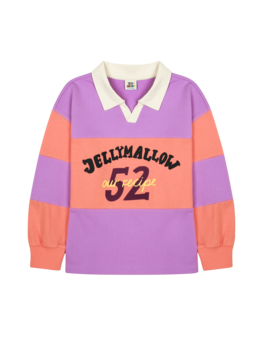 jelly mallow JM Lettering Collar Sweatshirt