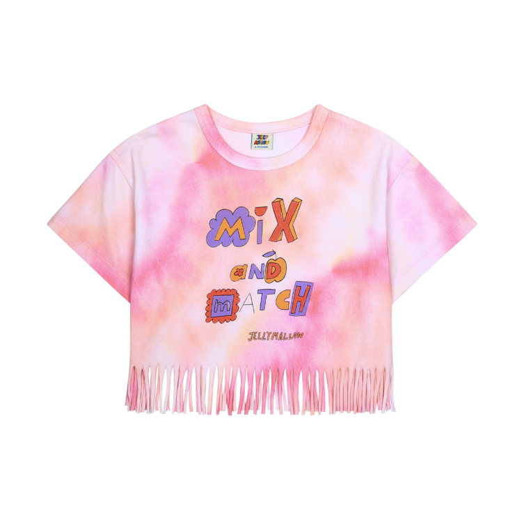 jelly mallow Mix&Match Tiedye T-shirt