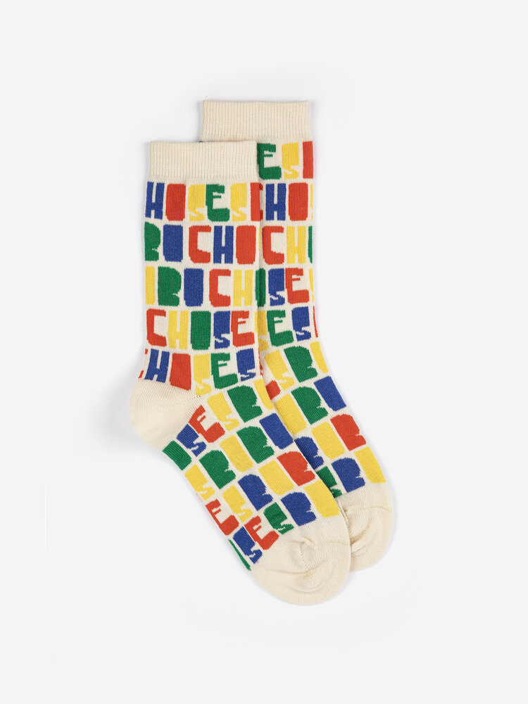 Bobo Choses Bobo Choses Color all over long socks