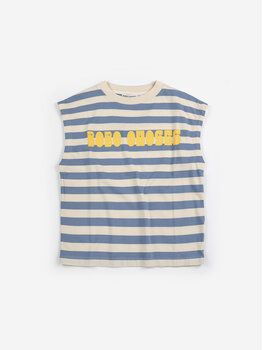 Bobo Choses Bobo Choses Modern striped sleeveless T-shirt