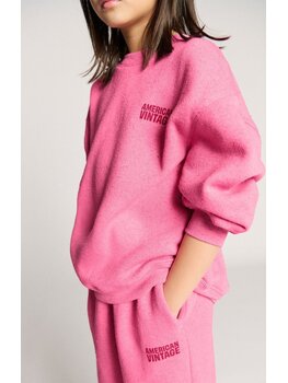 American Vintage EVONA SWEATER-FRAMBOISINE
