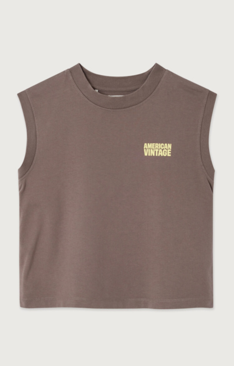 American Vintage GIXY TOP - ASH