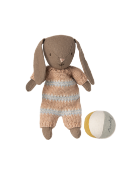 Maileg 16-5032-00 Bunny set, Micro - Brown - Dusty rose