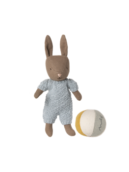 Maileg 16-5034-00 Rabbit set, Micro - Brown - Blue