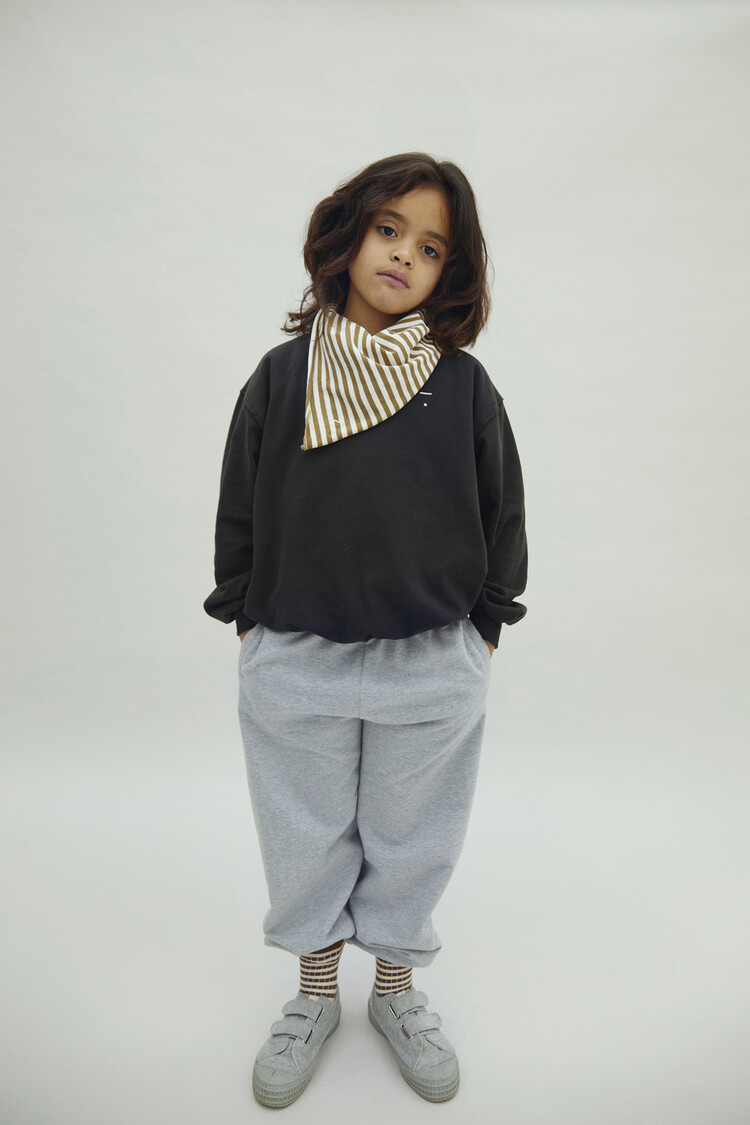 Gray Label Multi Swaddle - Gray Melange - Cream