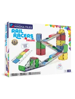MagnaTiles Rail Racers Deluxe 90-Piece Set