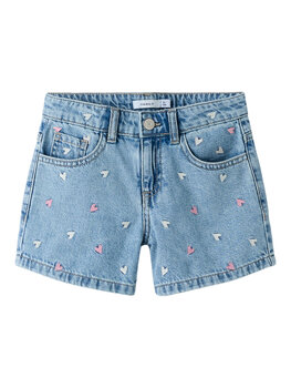 Name it NKFBELLA SHORTS - Denim MULTI HEART