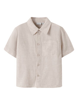 Name it NMMFAHER SS SHIRT - Peyote Melange