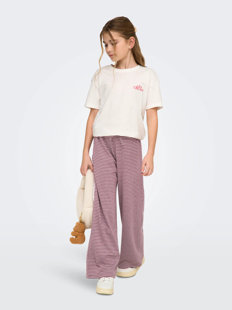 Only KOGHELEN LIFE S/S LOOSE TEE - Cloud Dancer