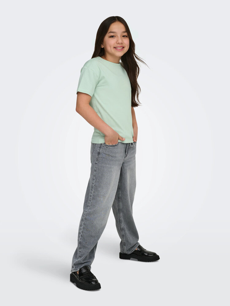 Only KOGHELEN LIFE S/S LOOSE TEE - Aqua Foam