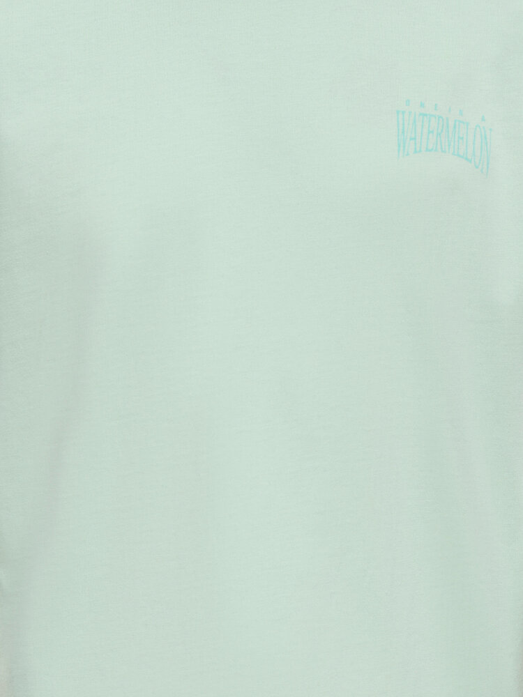Only KOGHELEN LIFE S/S LOOSE TEE - Aqua Foam