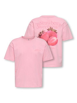 Only KOGHELEN LIFE S/S LOOSE TEE - Romance Rose