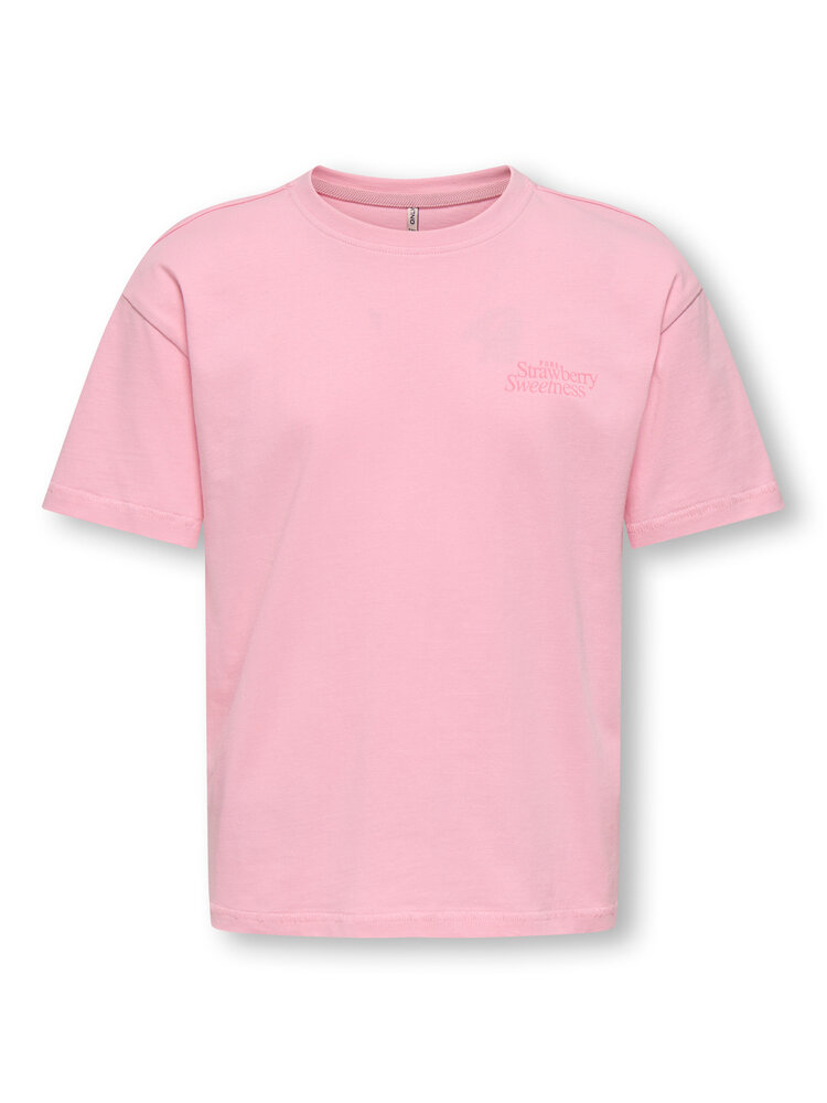 Only KOGHELEN LIFE S/S LOOSE TEE - Romance Rose