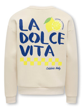 Only KOGCANASTA LS LOOSE PRINTED - Oatmeal