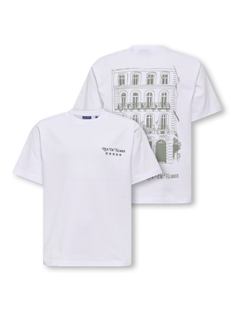 Only & Sons OSJSUPERIOR RLX SS TEE - Bright White