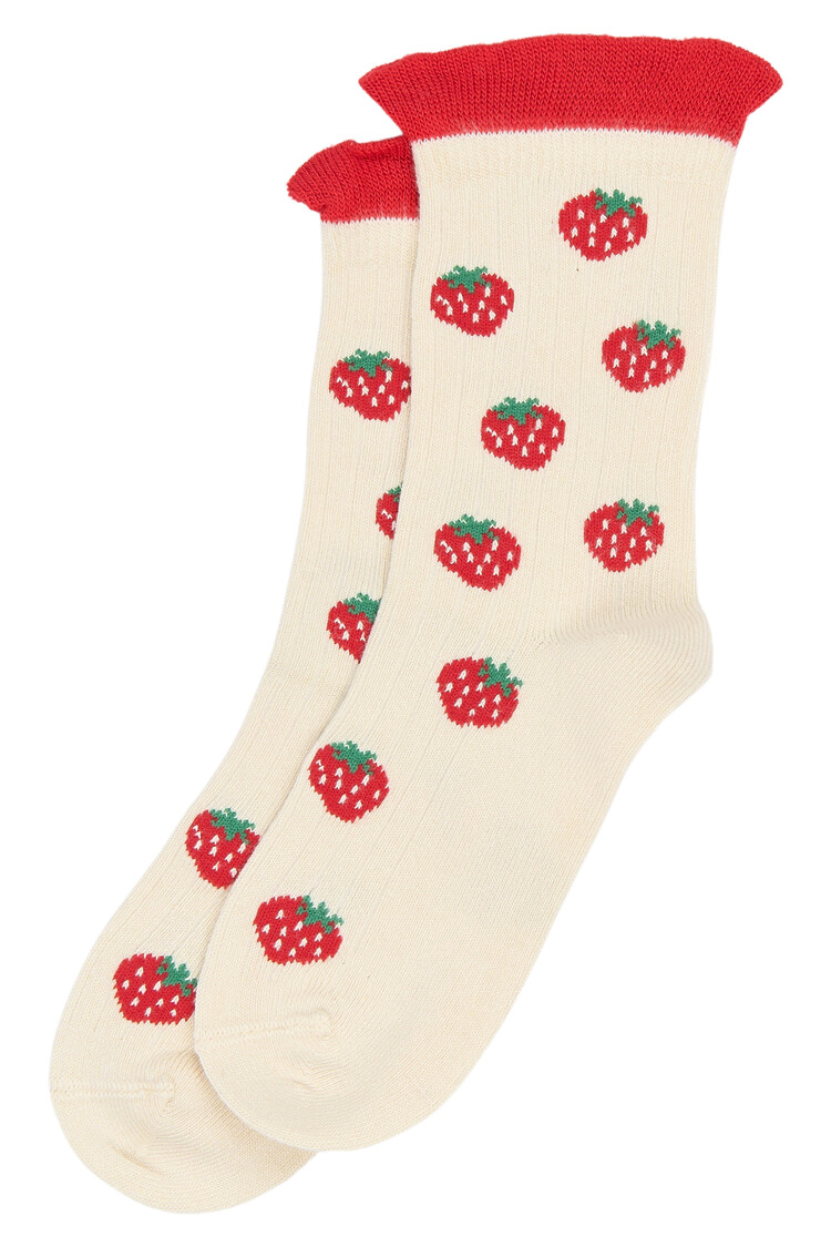 Minipop Mai Bamboo Sock- Cloud dancer