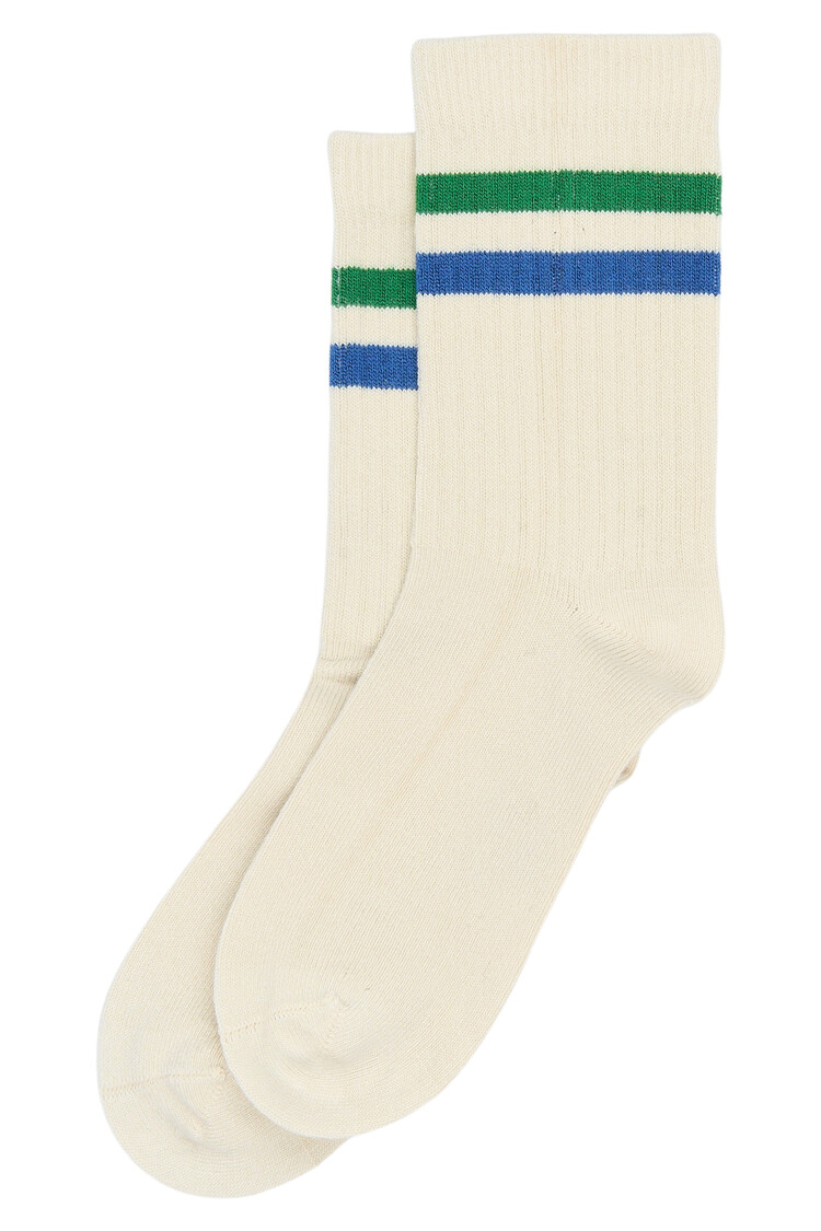 Minipop Matty Bamboo Sock- Cloud dancer