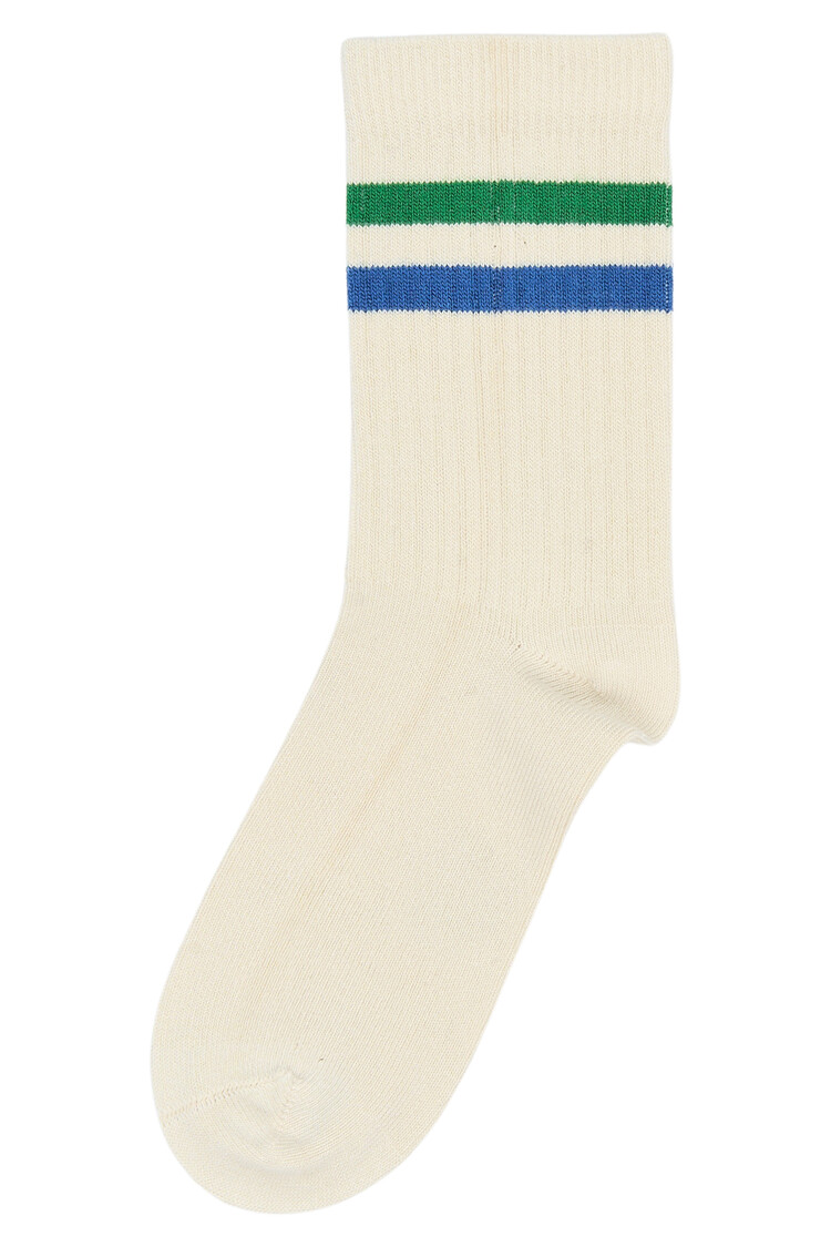Minipop Matty Bamboo Sock- Cloud dancer