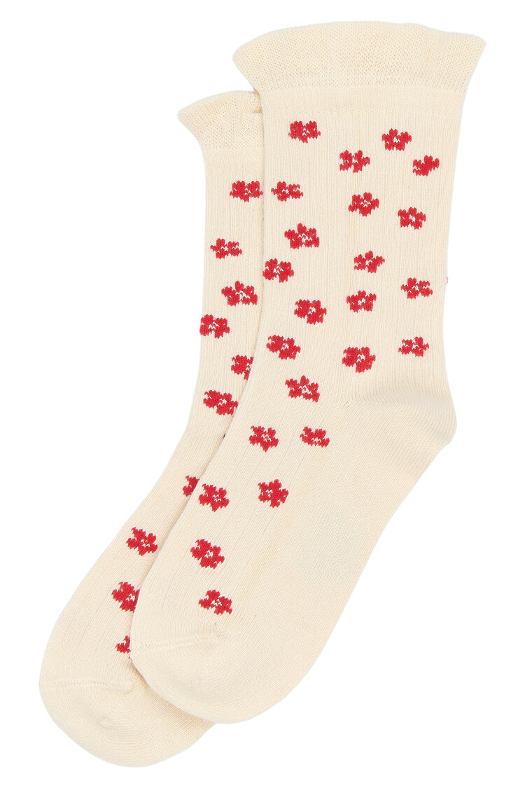 Minipop Myra Bamboo Sock- Cloud dancer