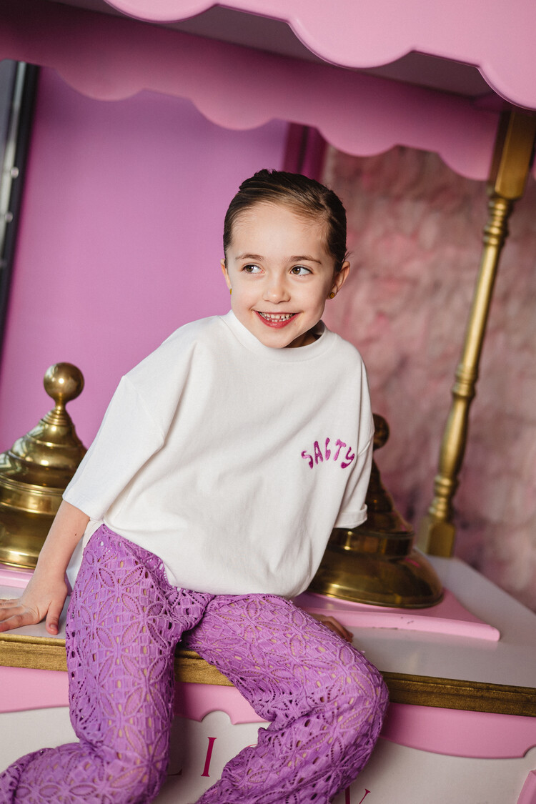 Salty Stitch Salty Seastar tee - Off white