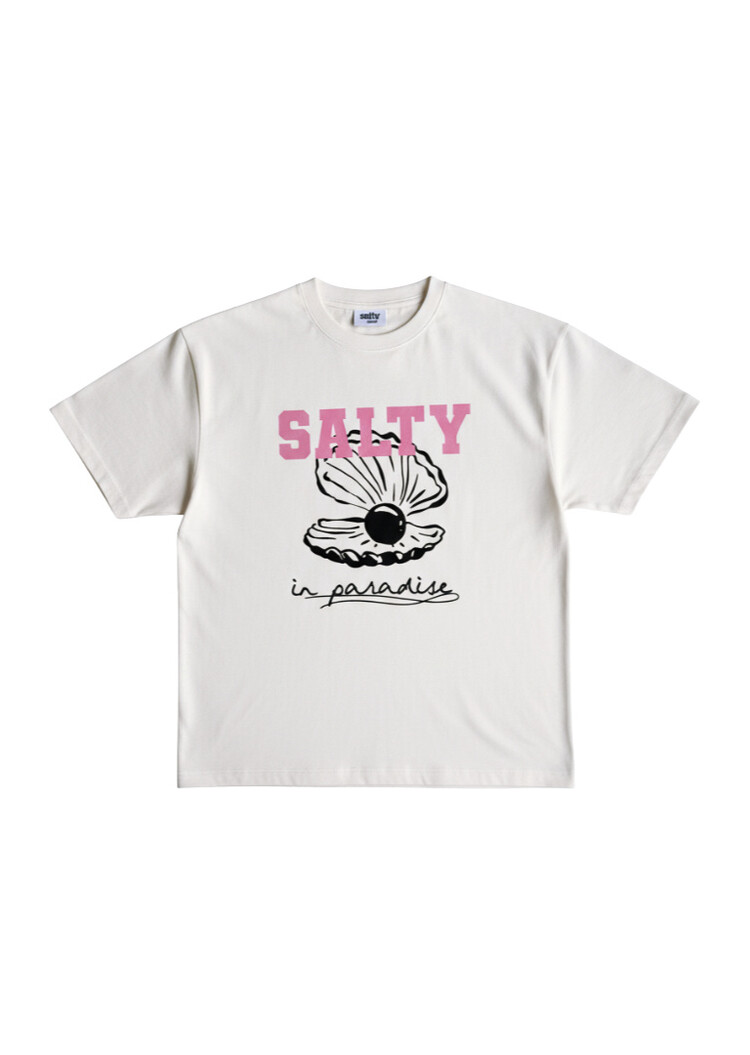 Salty Stitch Salty Pearl tee - Off white