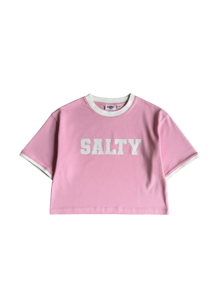 Salty Stitch Salty cropped tee - Pink