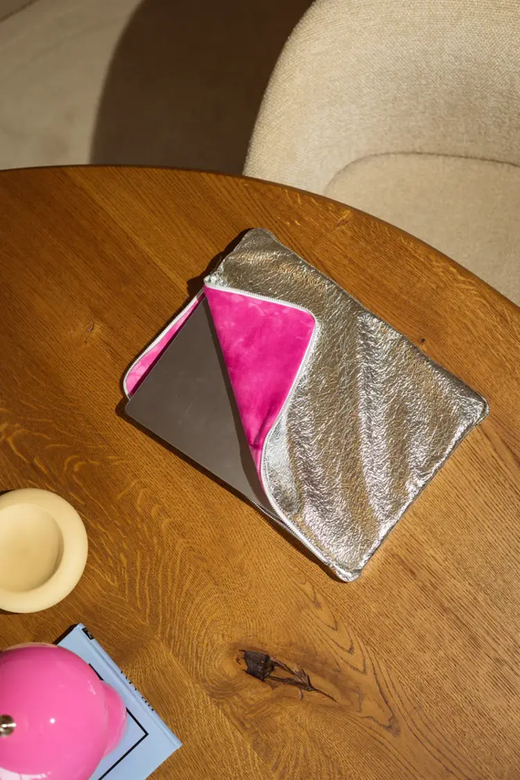 Salty Stitch Laptop cover - Silver