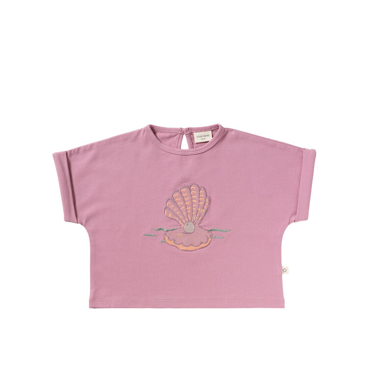 Your Wishes Single Jersey | Wide Tee - Orchid