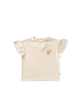 Your Wishes Broderie | Wide shirt - White Swan