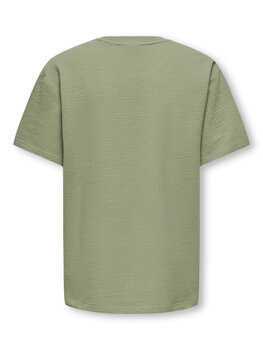 Only & Sons OSJKIAN LIFE RLX SS STRP TEE- Seagrass