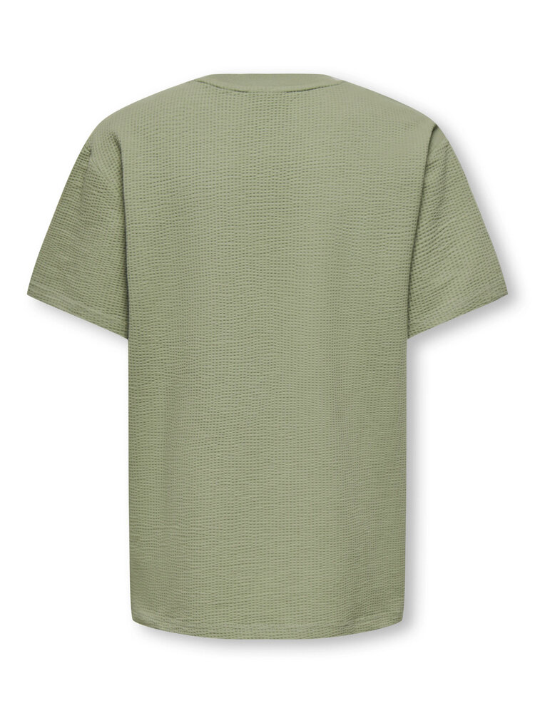 Only & Sons OSJKIAN LIFE RLX SS STRP TEE- Seagrass