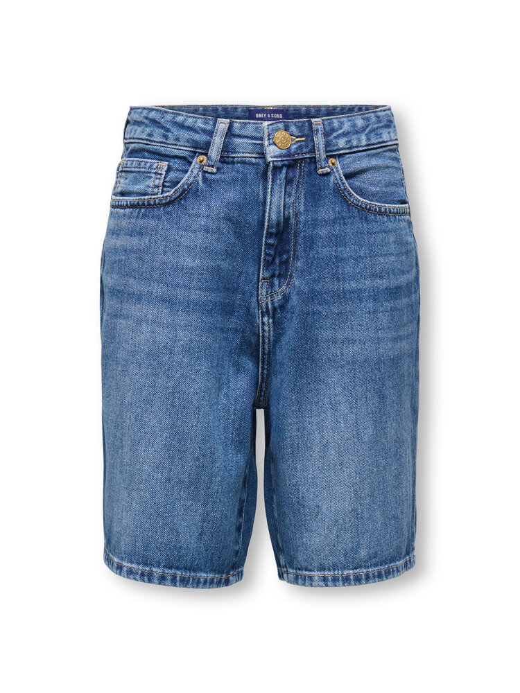 Only & Sons OSJFADE MB 6964  SHORTS - Medium Blue