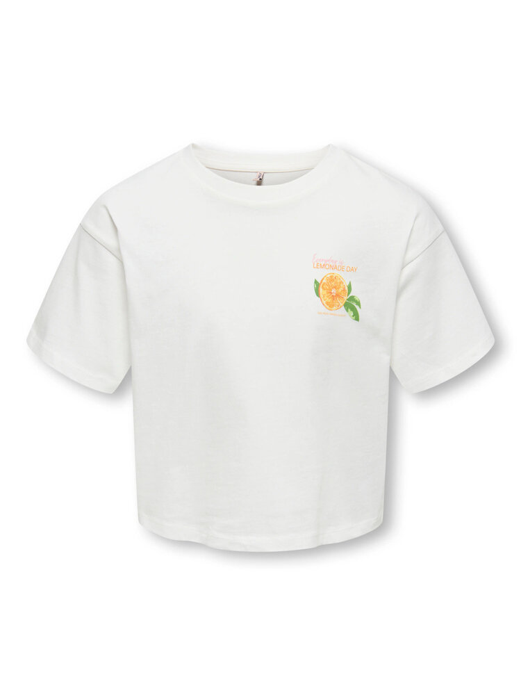 Only KOGMILLA LIFE S/S BOXY - Cloud Dancer