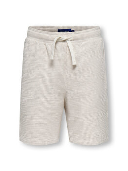 Only & Sons OSJKIAN LIFE REG STRP SHORT - Egret