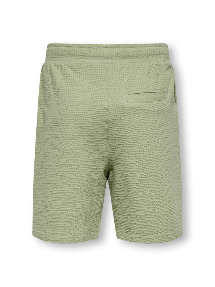 Only & Sons OSJKIAN LIFE REG STRP SHORT - Seagrass
