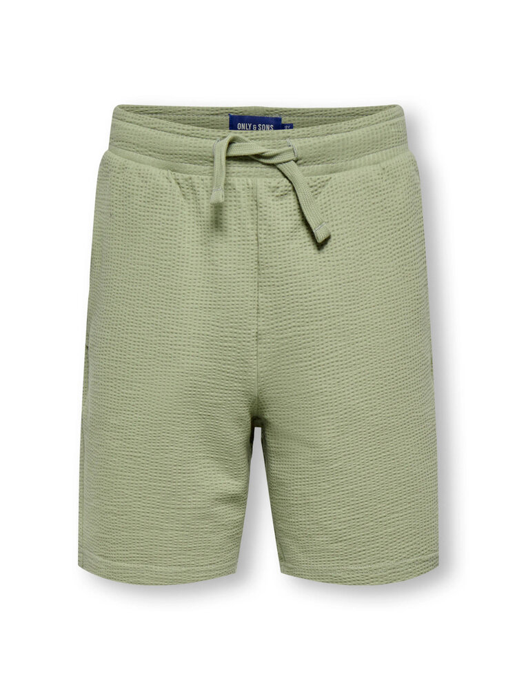 Only & Sons OSJKIAN LIFE REG STRP SHORT - Seagrass