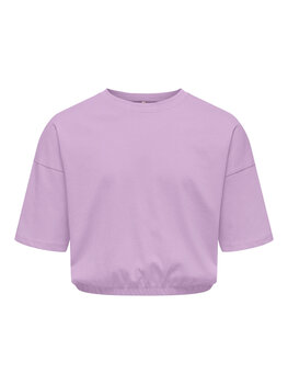 Only KOGOLIA ELASTIC LOOSE TOP - Orchid Bloom