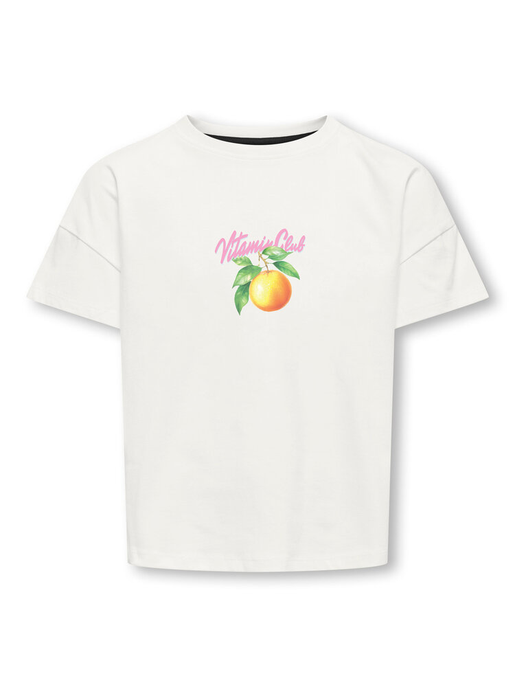 Only KOGMELLIE LIFE S/S LOOSE -Cloud Dancer