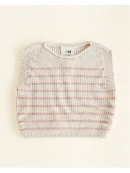 Hvid Hvid- Vest Harvey - Stripe Cream Apricot